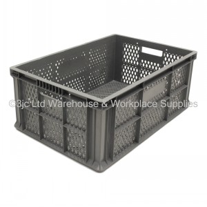 Heavy Duty Stacking Euro Box Vented 60cm 42 Litre